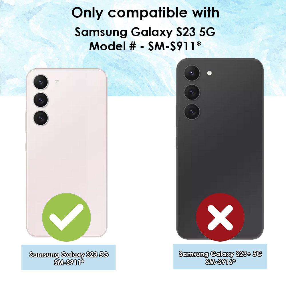 For Samsung Galaxy S23 Case iCoverLover Slim Shock-proof Cover Clear